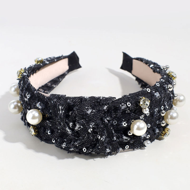 208g Weight Hair Band Hair Accessories Type 1 Piece Quantity Indoor, Daily Occasion Solid Color Pattern Women's Gender Vacation, Simple Style Style Women's Vacation Simple Style Solid Color Cloth Hair Band 5