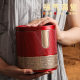 Large Tea Canister Half a Pound 0.5kg Pu'Er Tea Da Hong Pao Loose Tea Tea Cake Universal Round Tea Tin Empty