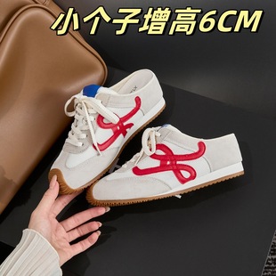 Yang Mi's Ugly Cute Baotou Half-Slip-on Women's 2025 Summer Wearing Slip-on Sandals and Slippers