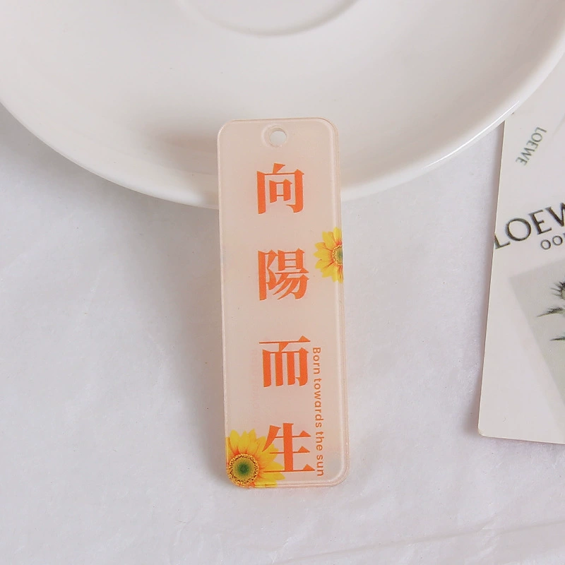 Double-sided acrylic accessories, bag decoration, car keys, accessory