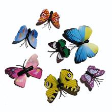 2021热销韩版仿真蝴蝶发夹 婚纱头饰沙滩头花发饰边夹批发小饰品