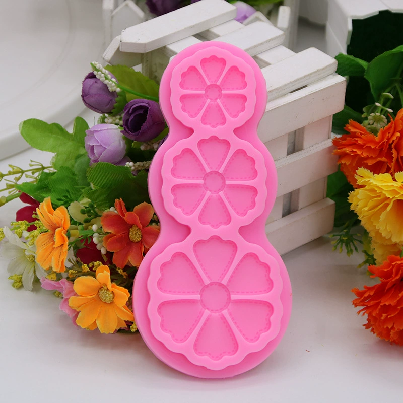 Фондантная, акриловая силиконовая форма цветочная, цветочная, DIY