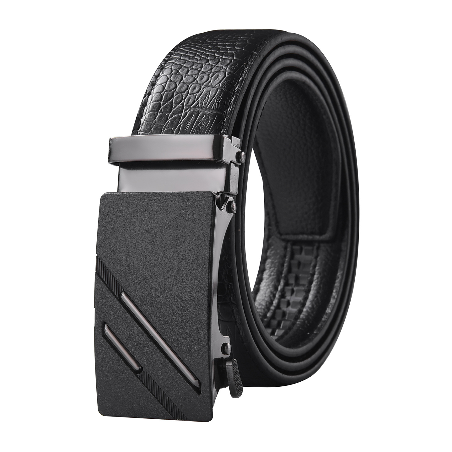 Cinturón negro de dos barras