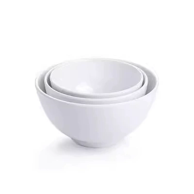 A5 white plastic single -ear small bowl home hotpot seasoning bowl restaurant fast food restaurant dense amine rice bowl soup commercial for commercial