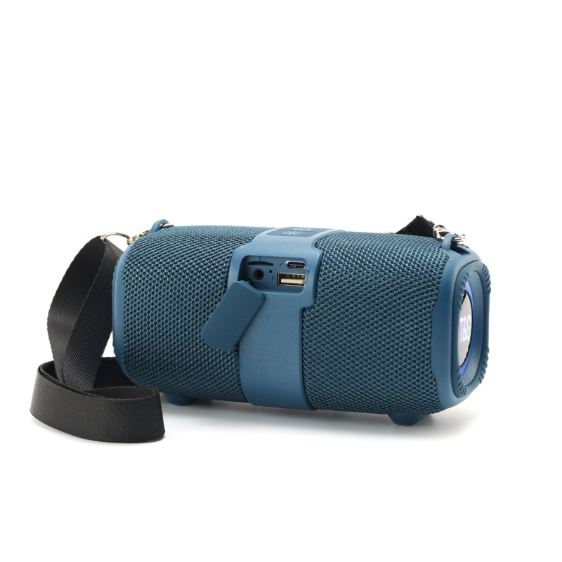 Nieuwe TG667 draadloze Bluetooth-luidspreker voor buiten, draagbaar met draagriem, kaartsleuf, grote knoppen, subwoofer, LED-verlichting, TWS-technologie._voghion.com