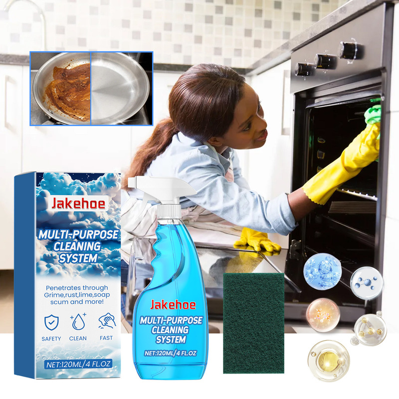 Jakehoe multi-purpose foam cleaner mild decontamination kitchen stove kitchenware multi-surface foam cleaner