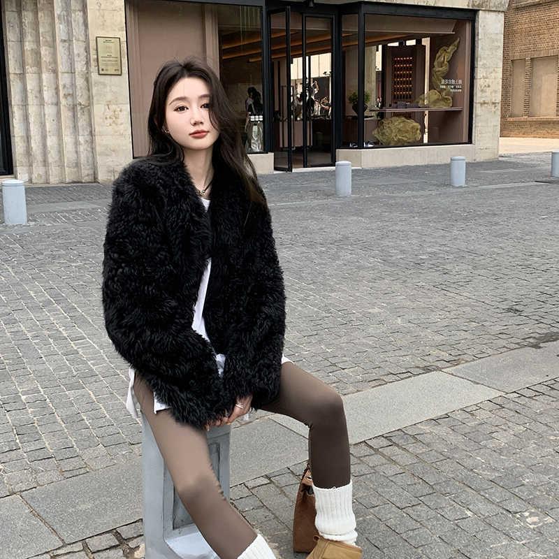 Half -volume of Toscana fur all -in -one female coat Italian…