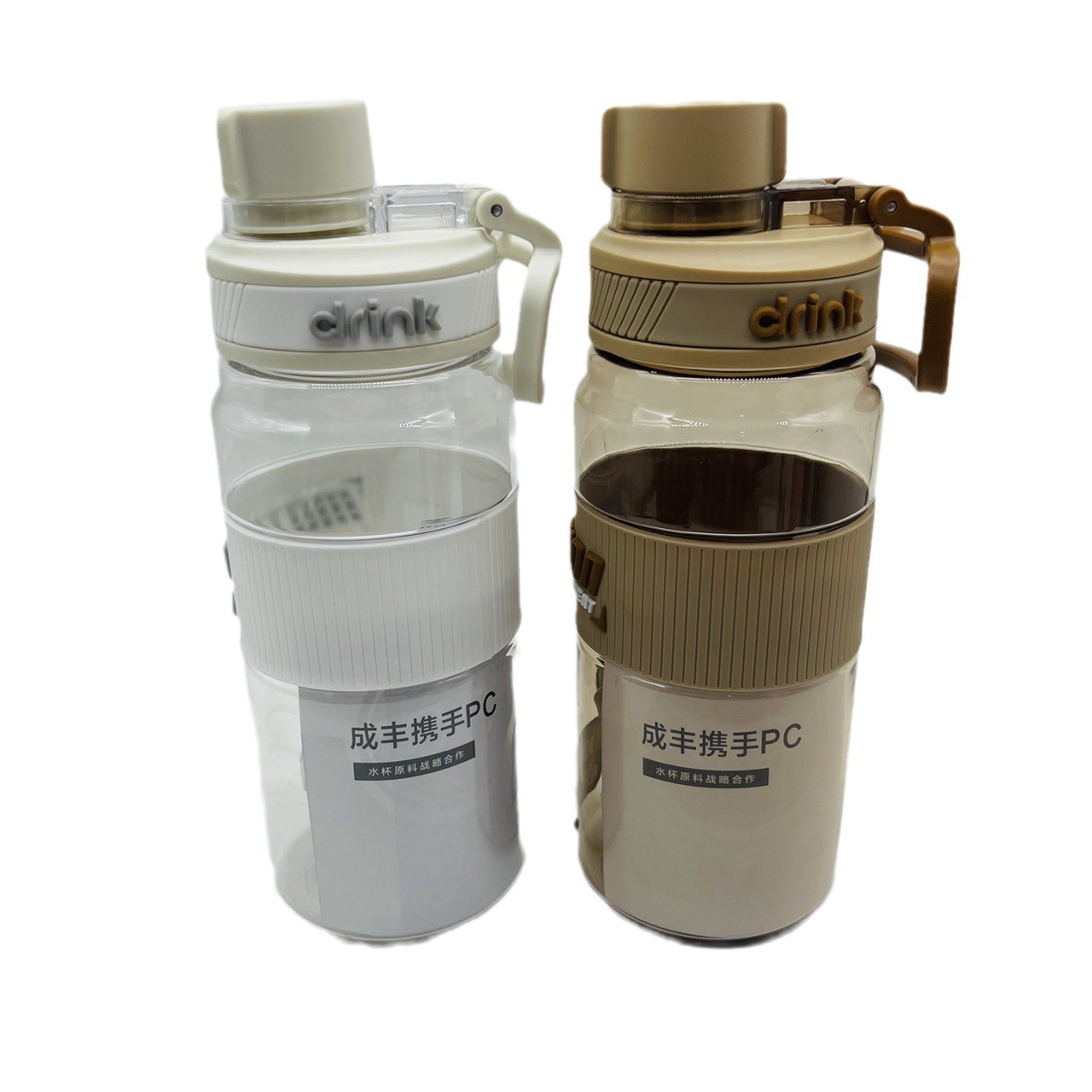 Chengfeng nueva taza de plástico deportivo taza espacial de acondicionamiento 650ml taza de plástico portátil para hombres hervidor botella de agua directa