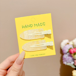 Colección de horquillas de color de verano para niñas todo fósforo lindo pequeño horquilla 2025 nuevo accesorio para el cabello con clip de flequillo tocado