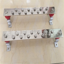 T2紫铜排 机房接地汇流铜排 镀锡接地端子板 铜排折弯打孔加工