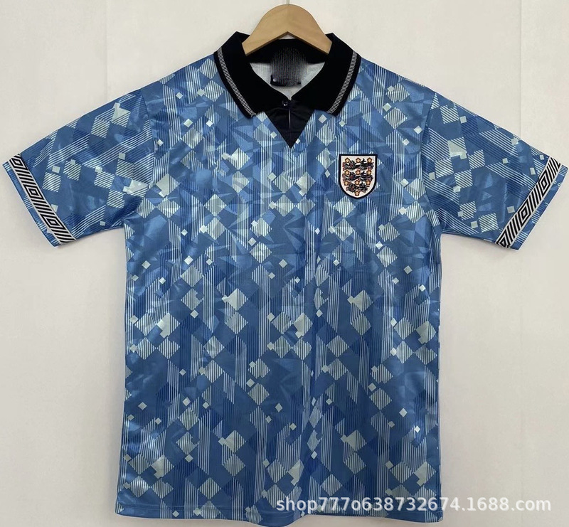 热门复古足球服英格兰巴西阿根廷德国苏格兰意大利国家队足球短袖|undefined