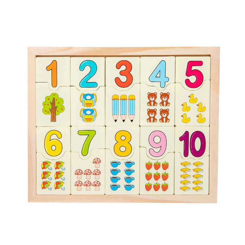 Monterey Educación Temprana de madera tablero de la mano rompecabezas de Kindergarten juego cognitivo animal ilustración Digital tablero a juego