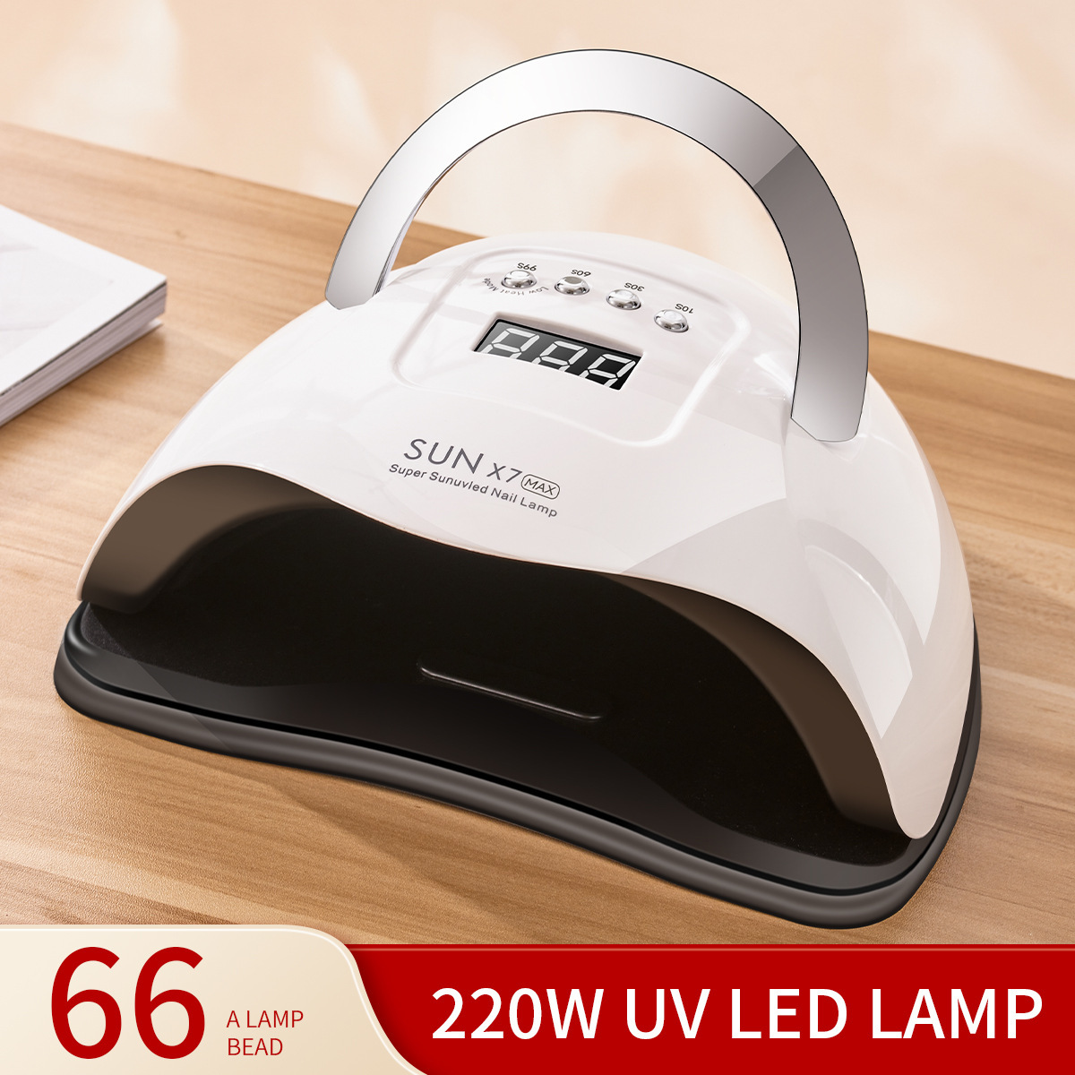 Lámpara de fototerapia de uñas portátil X7 lámpara de cocción de uñas de mano no negra lámpara de curado lámpara UV máquina de belleza de uñas de secado rápido máquina de fototerapia