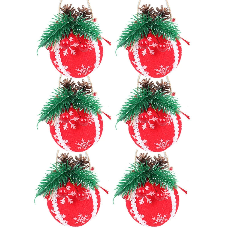 Елочные подвески для украшения, пенопластовые шарики, 6 см и 8 см, assorted styles