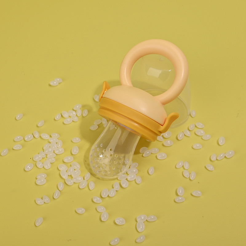 Bebé frutas y verduras bebé fruta suplemento alimenticio mordedura mordida bolsa de malla de silicona recién nacido chupete al por mayor