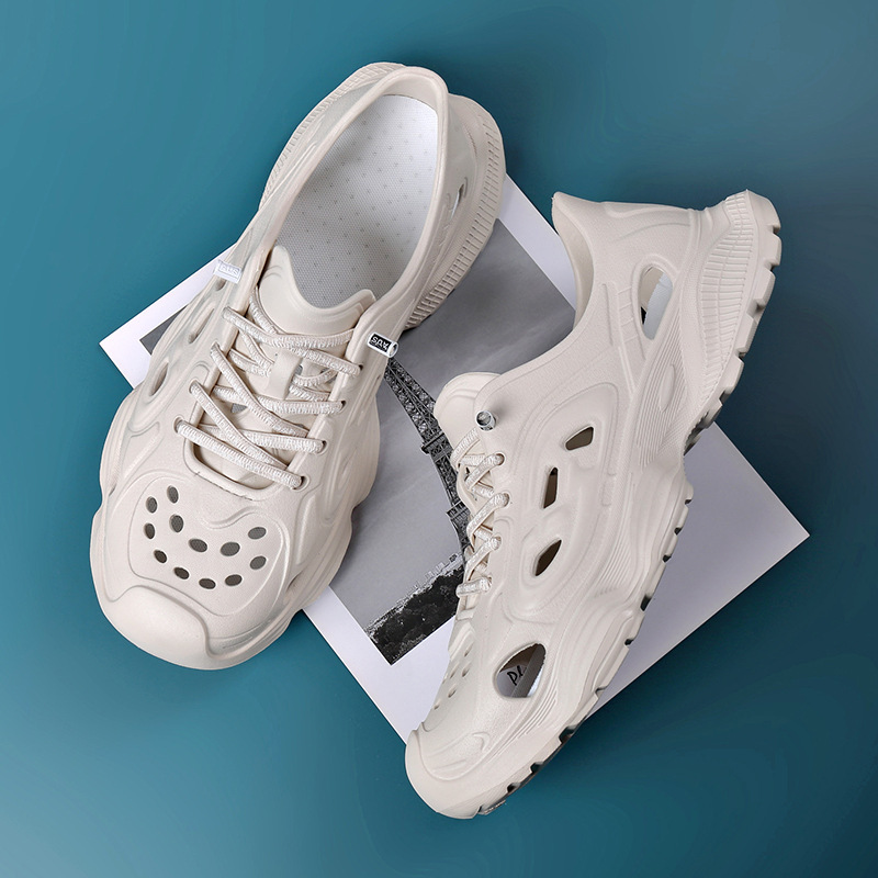 Men's Croc Shoes Special Offer: Outdoor Thick-Soled Non-Slip Versatile Breathable Sandals Beach Shoes Sports Slippers for Men