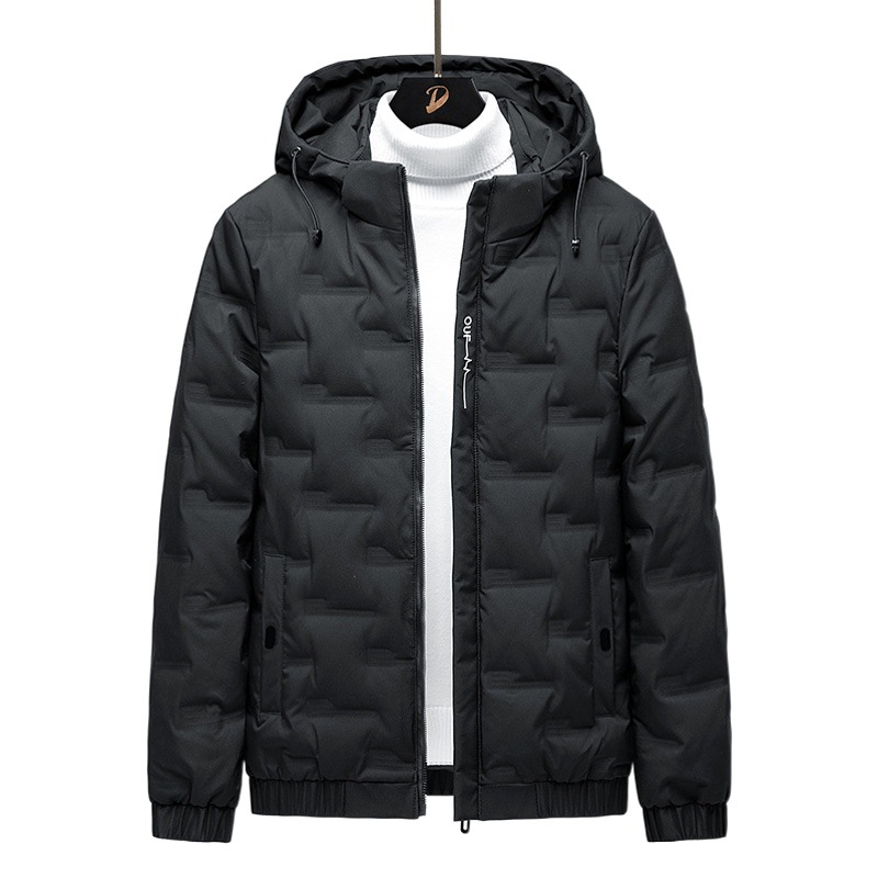 Chaqueta de plumón de pato blanco corta, ligera, con capucha, informal y moderna para jóvenes, tallas 5XL-8XL para hombre.