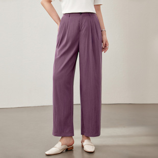 Lyocell Lazy Style Comfortable Draping Slimming Pants Plus Size Women's Clothing for Summer New Model