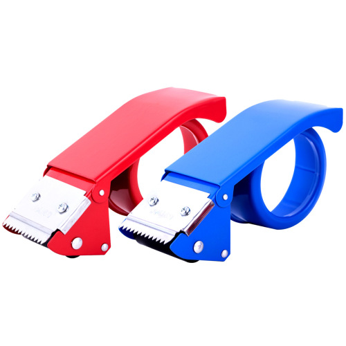 Deli Stationery 823 small metal box sealer 4.8cm transparent tape cutter packer iron cutter