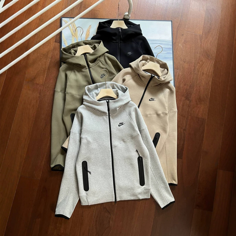 New cross-border model 26 spring/autumn men's classic hooded sweatshirt, fashionable printed zip-up casual couple's cardigan