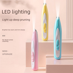 Pet paw hair remover, hair trimmer for cats, dog paw hair trimmer, paw pad grooming tool, electric razor with light