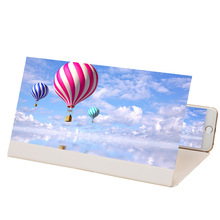 12寸皮套高清视频手机屏幕放大器折叠便携手机手机桌面放大镜器