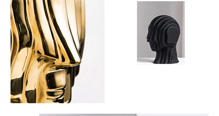 Interdimensional Head Statue - Cream Small