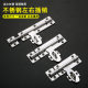 Factory Direct supply stainless steel left and right latch wooden door bolt padlock two-way thickened latch anti-theft door latch lock