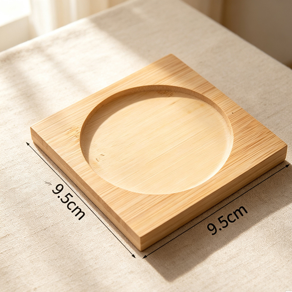Base de Posavasos para Mosaico de Bambú Artesanal para Hogar