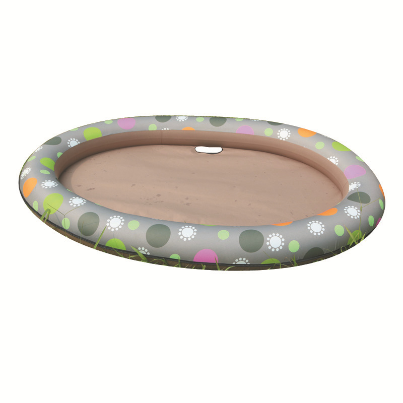 Inflatable Pet Float Orange Style