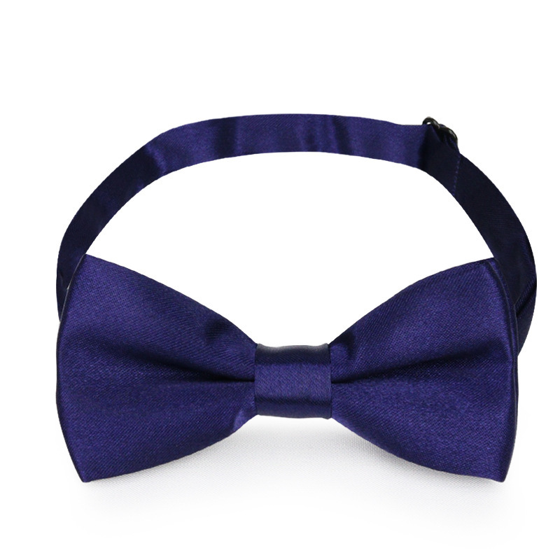 다크 퍼플 어린이 나비 넥타이