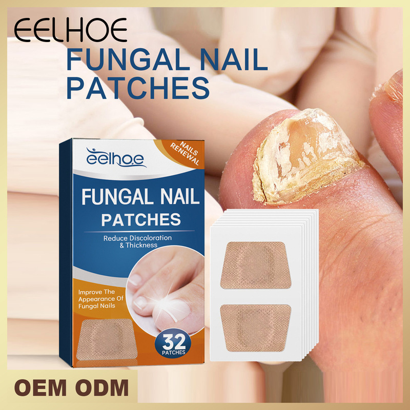 Cross-Border Eelhoe Toenail Repair Patch Nail Onychomycosis Care Antibacterial Onychomycosis Toenail Soft Nail Nail Patch