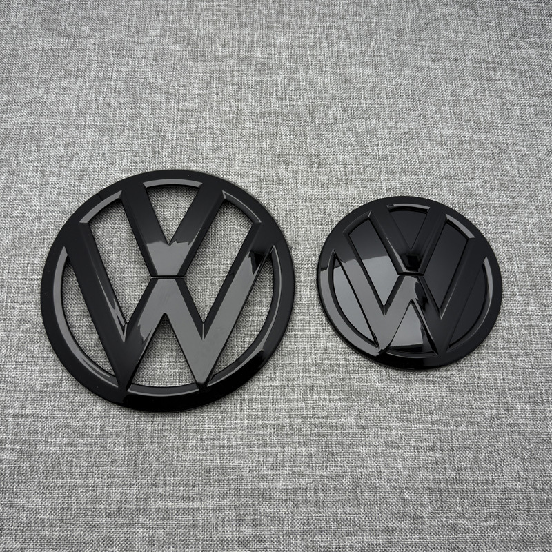 Suitable for Volkswagen Multivan Metway T5 Black Logo Kailuwei T6 Mid-Grid Tail Logo Modified Black Car Logo