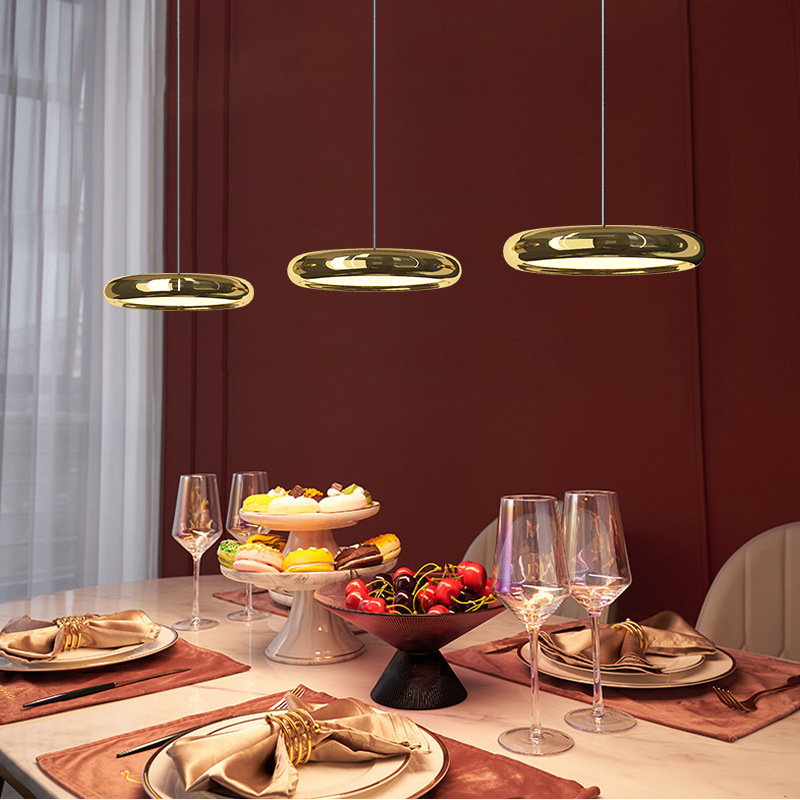 Nordic Three-headed Restaurant Italian EFE Creative Personal Dining Room Lamp Simple Modern Dining Suspension Lamp Bar Lamp