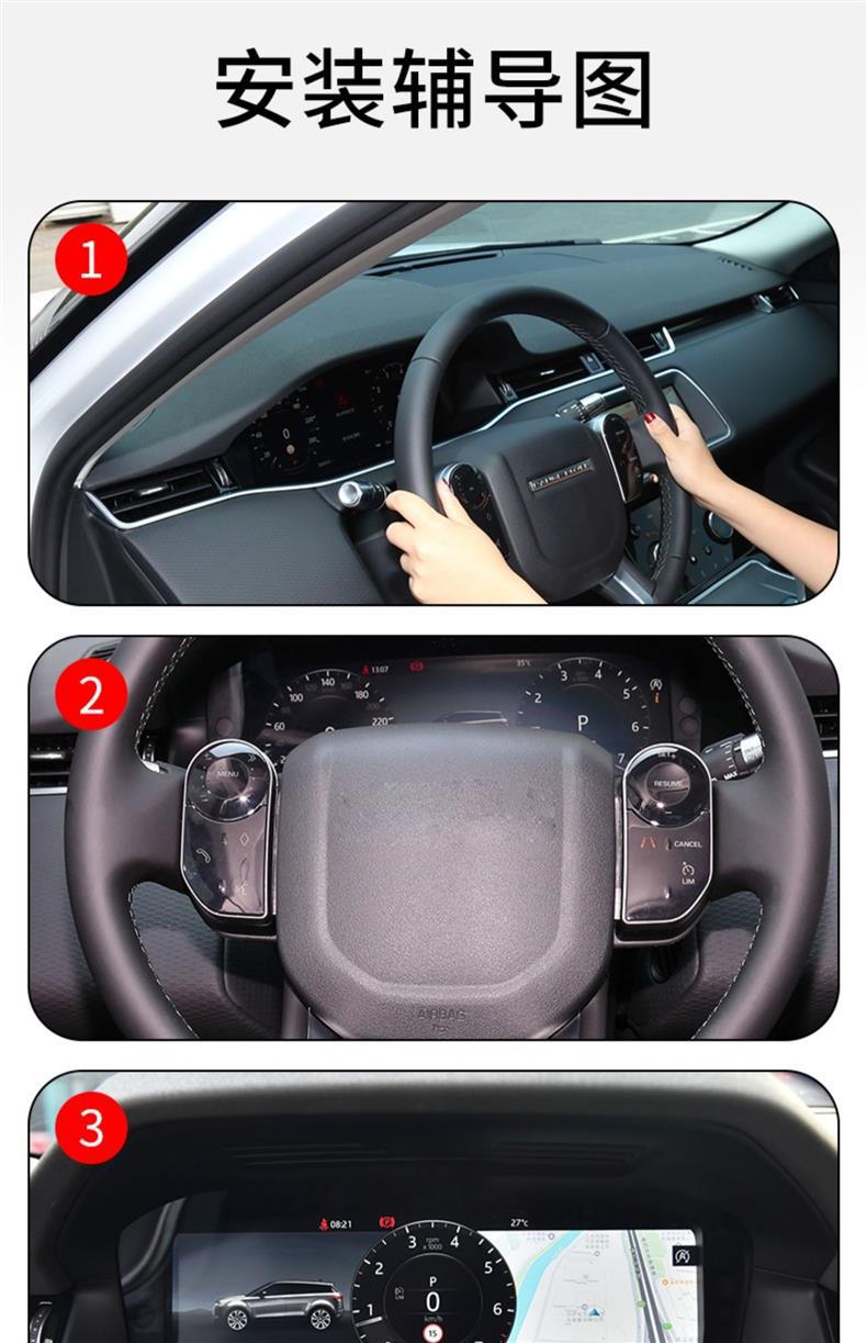 20-21 Range Rover Evoque Screen Central Control Gear Interior Car Sticker Modified Paint Accessories Tpu Protective Film