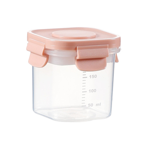 Infant food supplement box with scale, microwave cooking portable ice cube box, food-grade sealed box