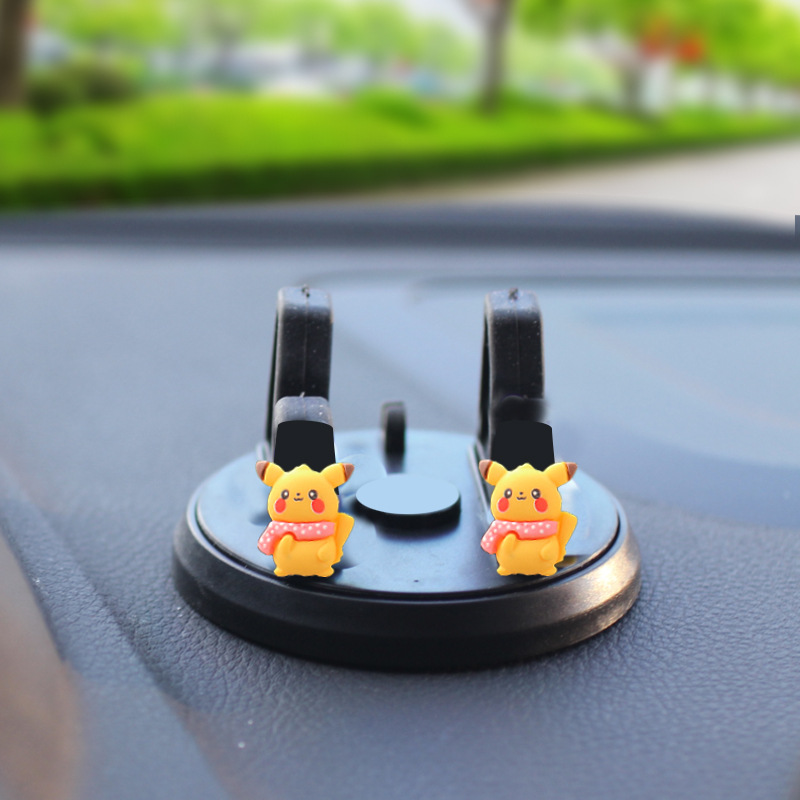 Dibujos animados Pikachu gancho para coche gancho para coche gancho para asiento multifuncional asiento lindo de dibujos animados para niñas