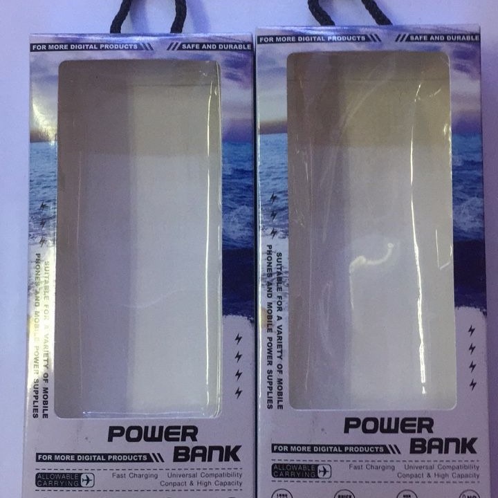 工厂直销新款四色纸盒包装 移动电源包装 通用款现货移动电源包装