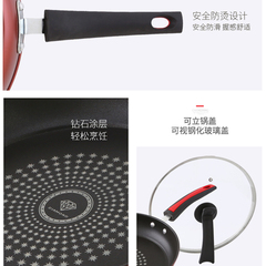 平底鍋不粘鍋通用電磁爐燃氣灶適用家用煎蛋牛排煎餅鍋小炒鍋王金