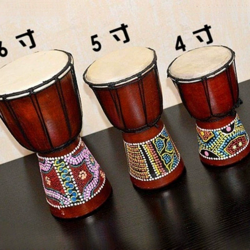 Барабан для начинающих, игрушечная козья кожа для детского сада, 4 дюйма, 6 дюймов, 8 дюймов