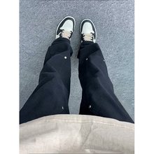 cleanfit双膝设计感伐木裤男黑色美式工装裤子夏季vibe显瘦直筒裤