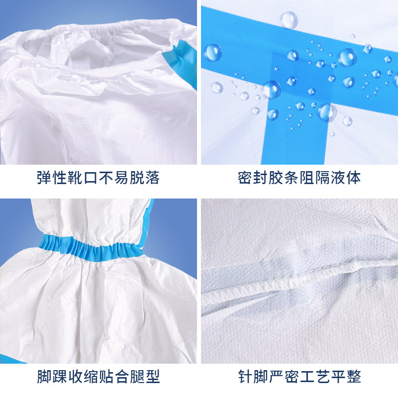 Wholesale Disposable Medical Isolation Boot Covers High-Cut Thickened Dual Reinforced Boot Covers Breathable
