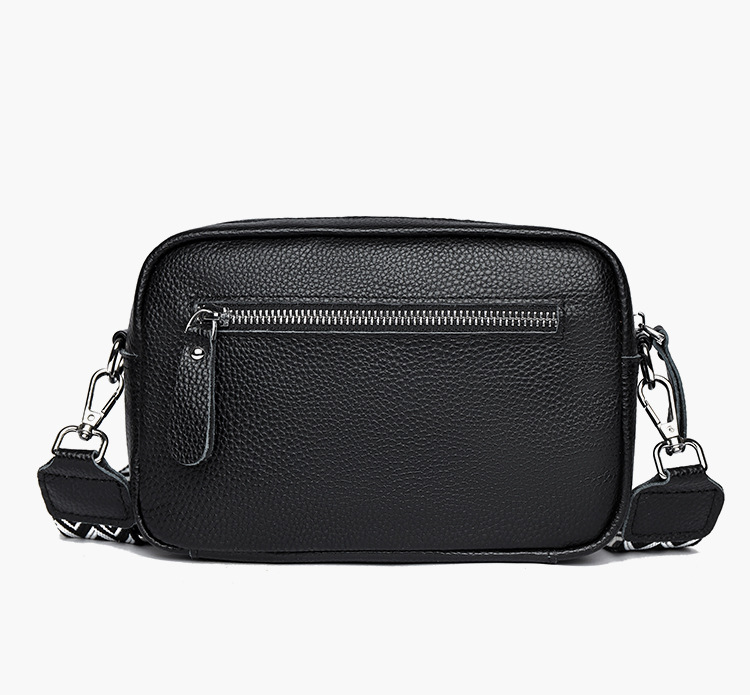Women's Genuine Leather Crossbody Bag With Wide Strap_voghion.com