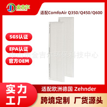 适配Zehnder ComfoAir Q350 Q450 Q600通风装置G4空气净化过滤网