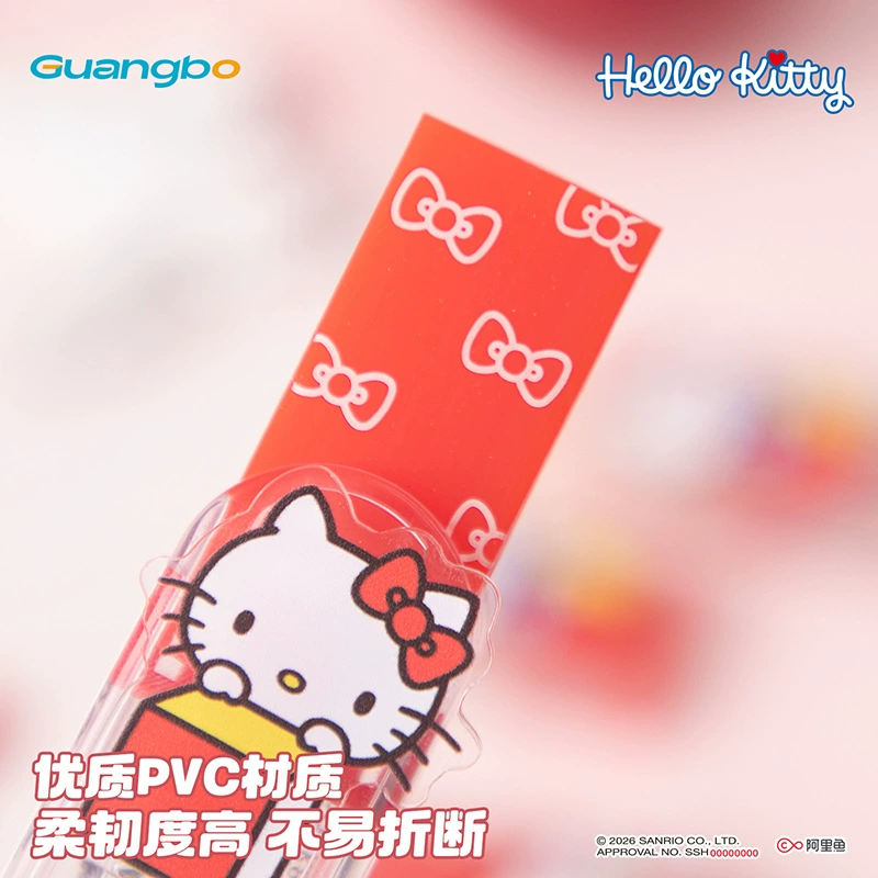 Sanrio, hello kitty, подлинная канцелярия, милая штемпельная резинка для карандашей для учащихся