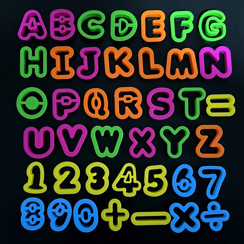 数字+字母+形状彩泥模具套装41