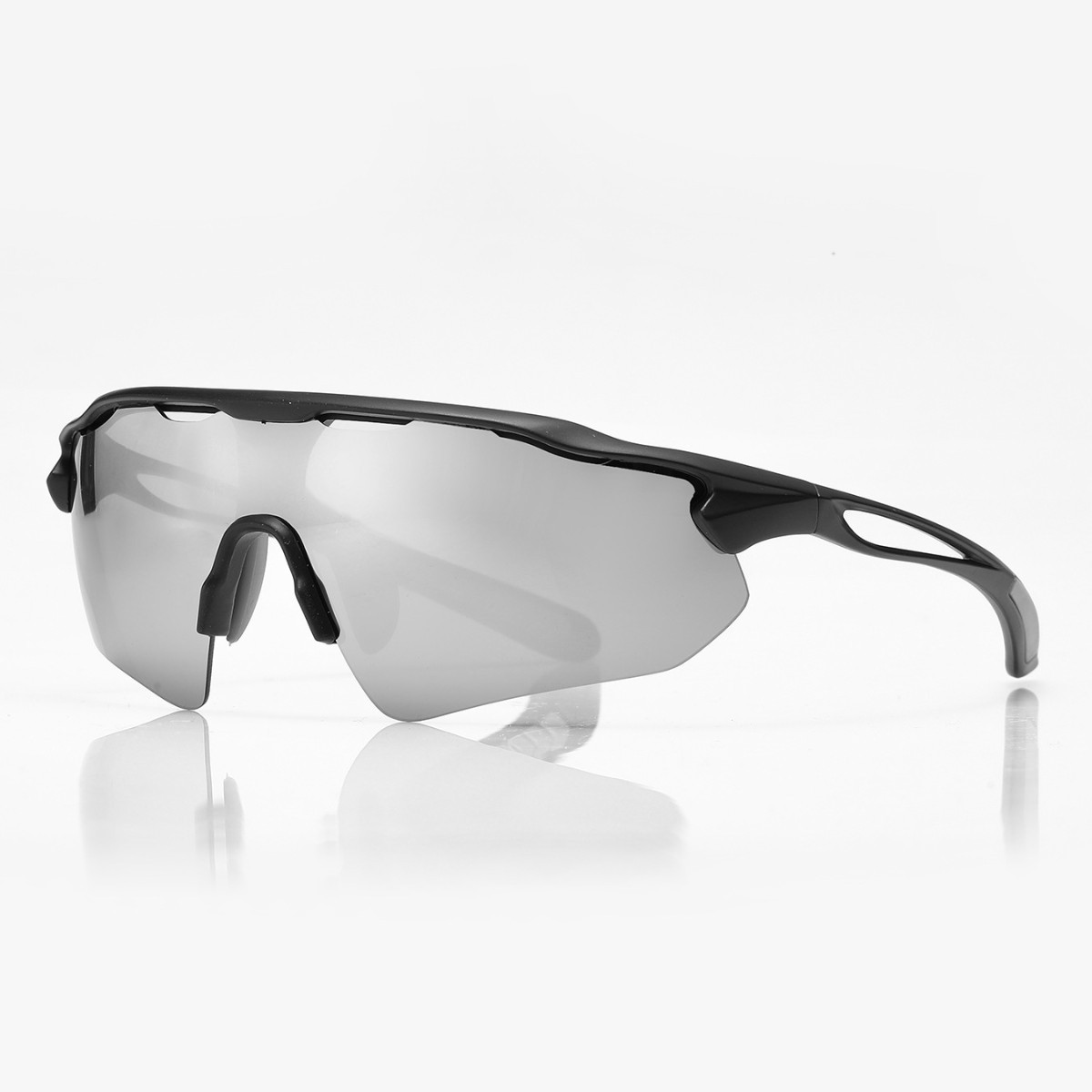 Lightweight Polarized Sunglasses For Men - White-Blue Frame With UV400 Protection_voghion.com