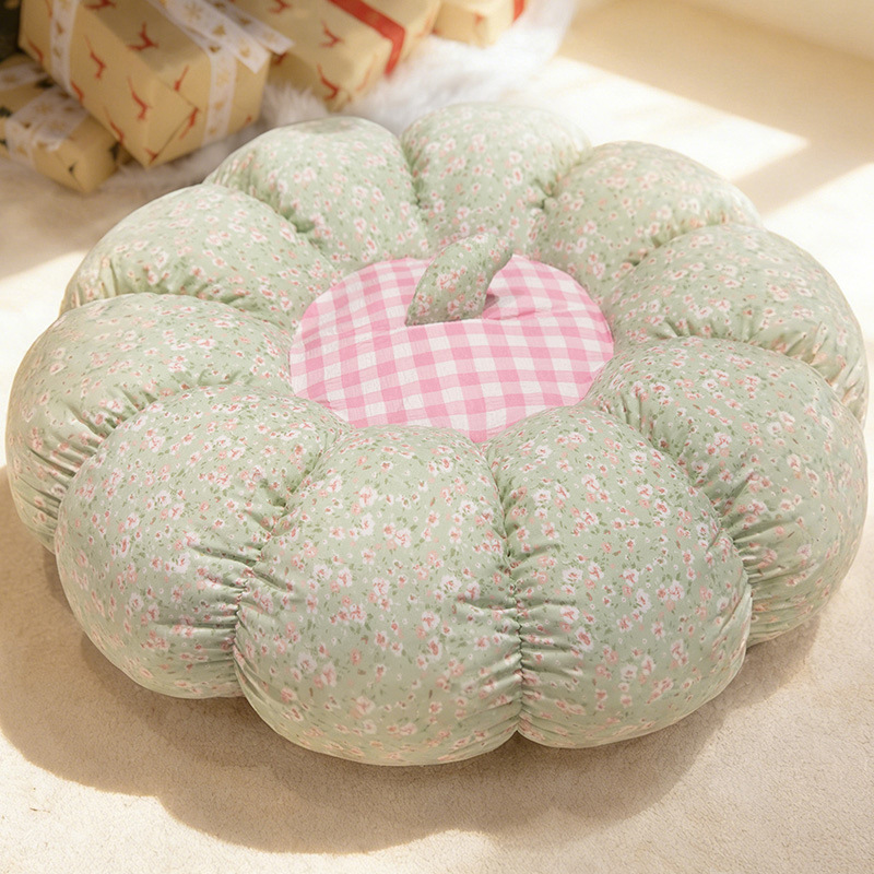 Cojín Futón de Calabaza de Peluche para Sala de Estar y Dormitorio
