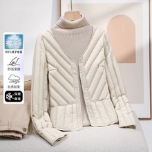 羽绒内胆女2025秋季新款修身轻薄保暖内搭打底配大衣内穿羽绒服