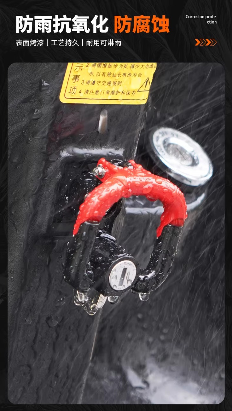 Universal Front-Mounted Hook for Electric Bikes, Motorcycles, and Scooters, No-Drill Required, for Hanging Delivery Helmets